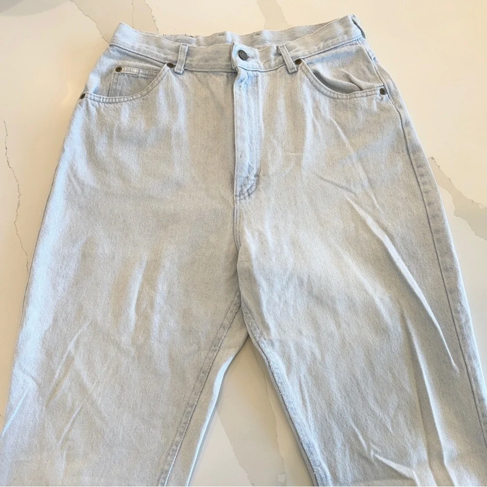 VINTAGE! 80s 90s Y2K Lee Riders Women’s Light Wash Straight Jeans Denim Size 14